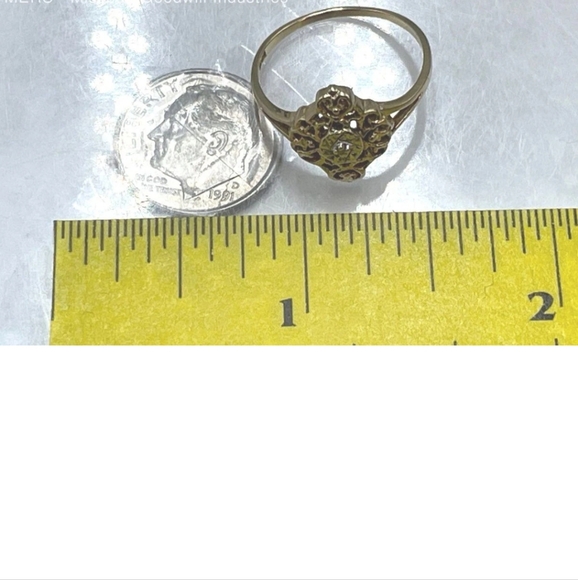 Gold Filagree Ring - Picture 8 of 11
